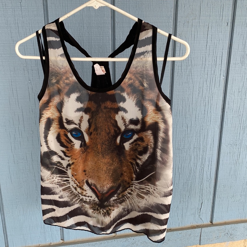 Fashion Magazine Tiger Tank Top - Picture 2 of 4